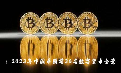 : 2023年中国币圈前30名数字货币全景