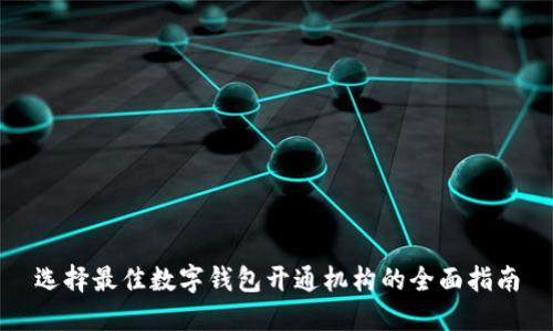 选择最佳数字钱包开通机构的全面指南