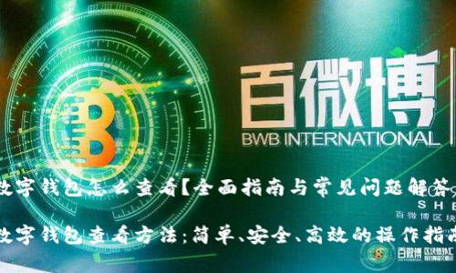 数字钱包怎么查看？全面指南与常见问题解答

数字钱包查看方法：简单、安全、高效的操作指南